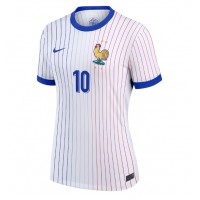 Echipament fotbal Franţa Kylian Mbappe #10 Tricou Deplasare European 2024 pentru femei maneca scurta